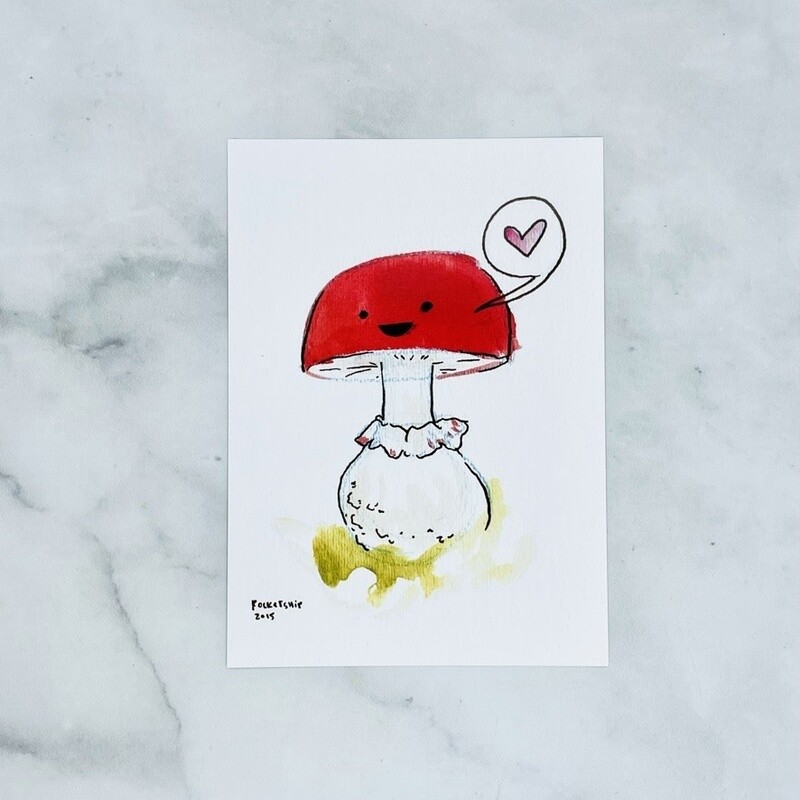 Mushroom Love 5&quot;x 7&quot; Print