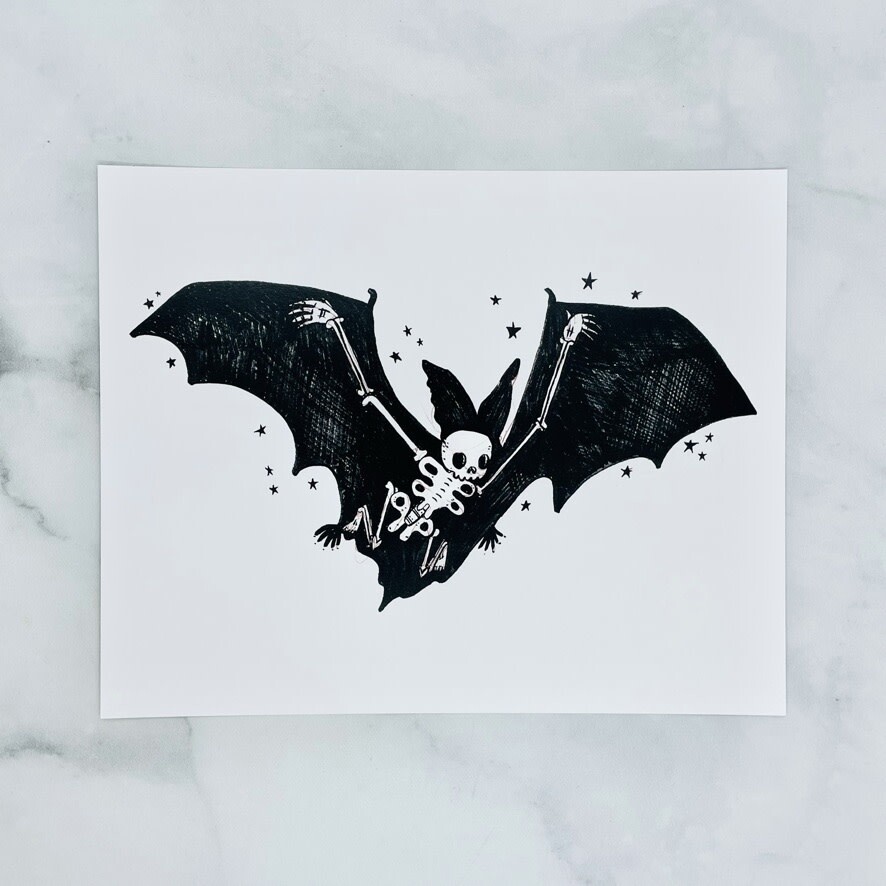 Bat Animus 8&quot; x 10&quot; Print