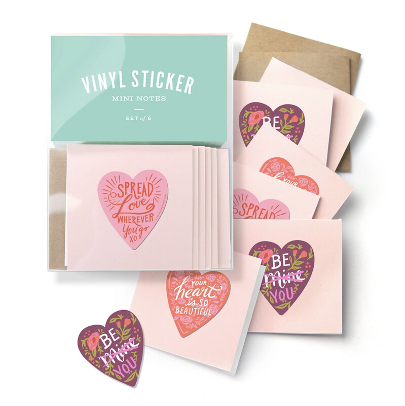 Heart Sticker Mini Notes