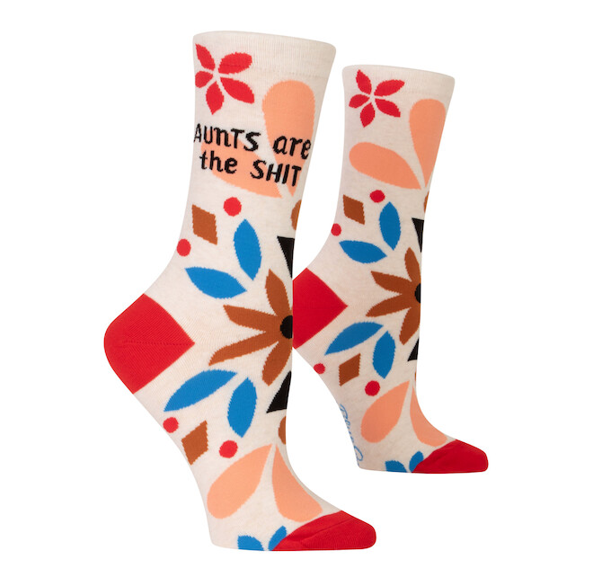 Aunts Are The Shit Women&#39;s Crew Socks