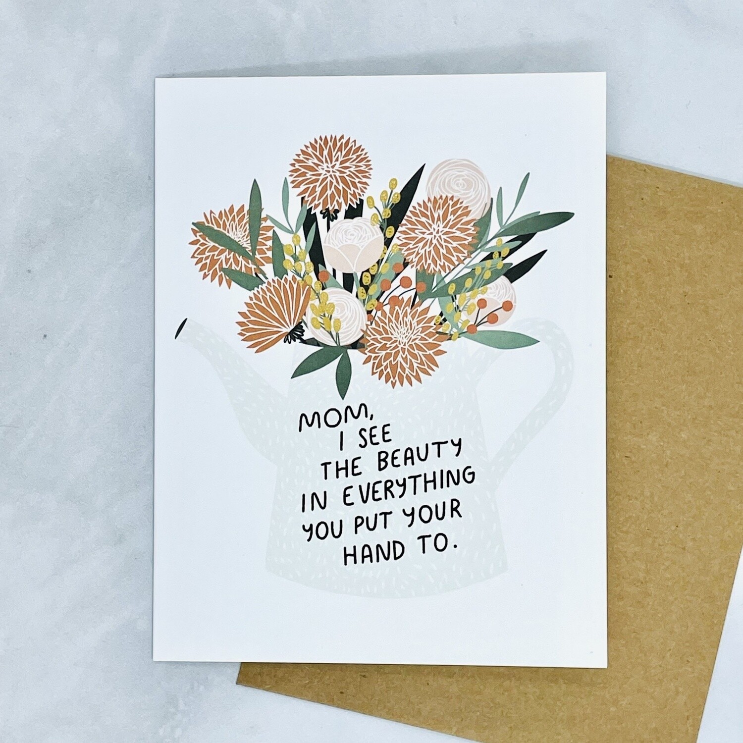 Mom Flowers Card
