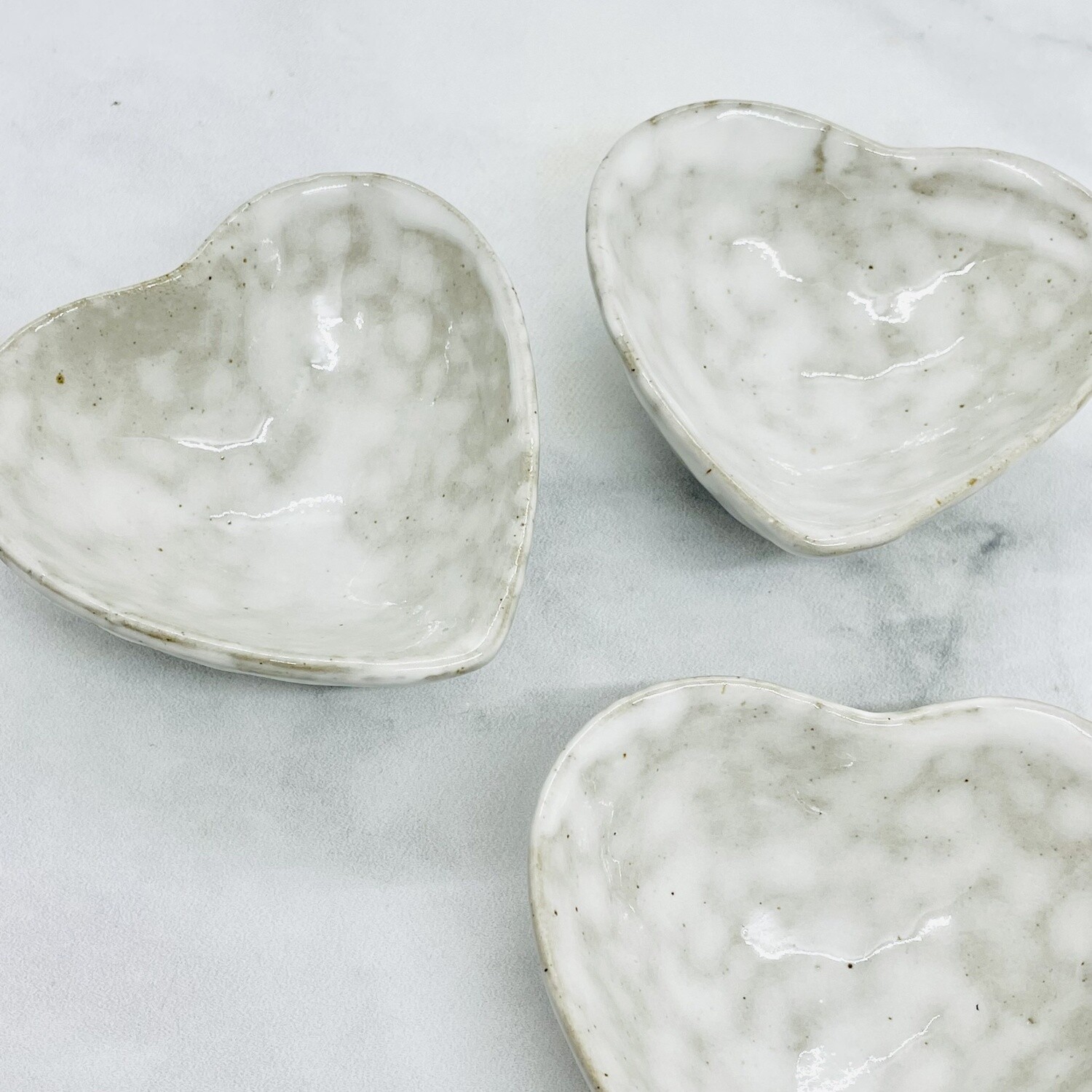 Stoneware Heart Dish