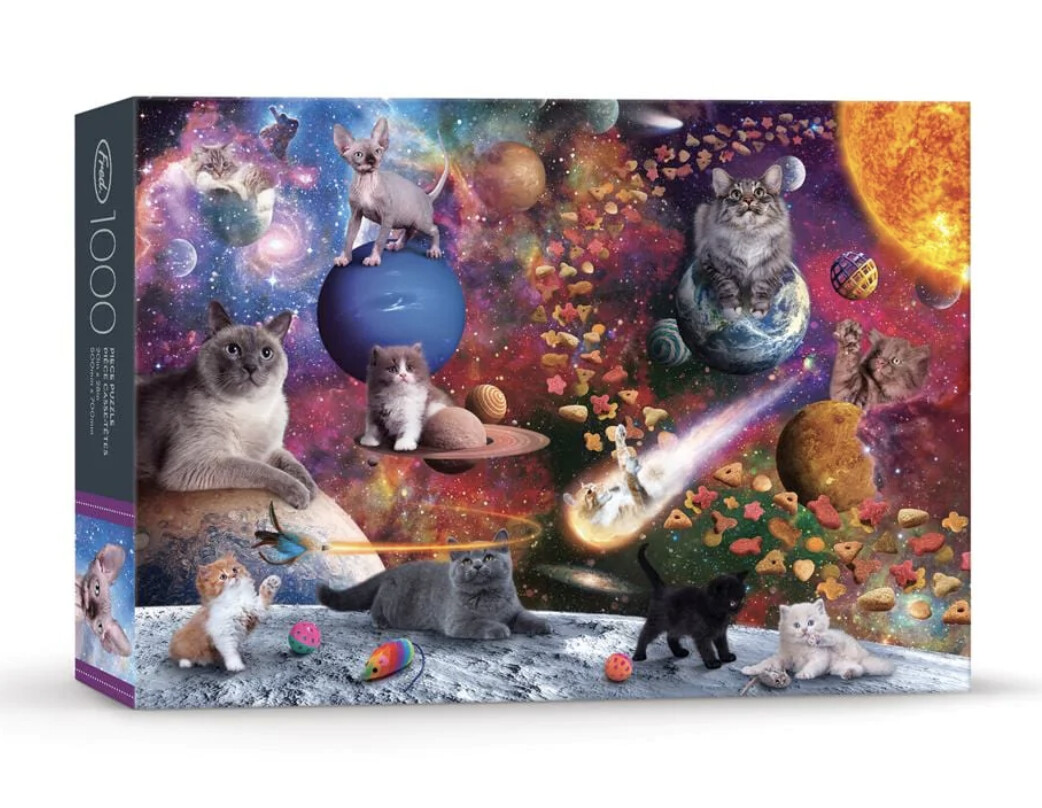 Galaxy Cats 1000-pc Puzzle
