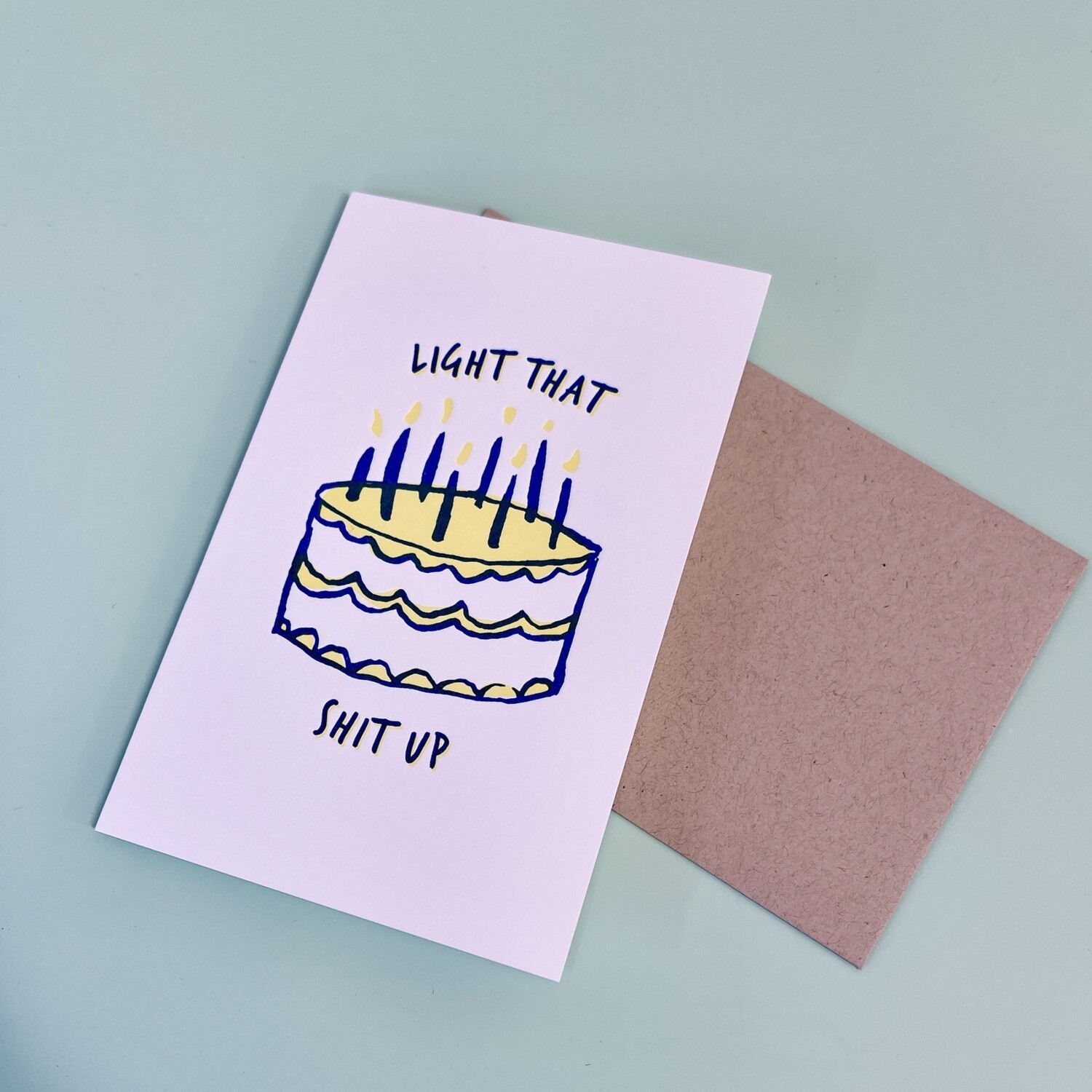 Light That Up Birthday Card