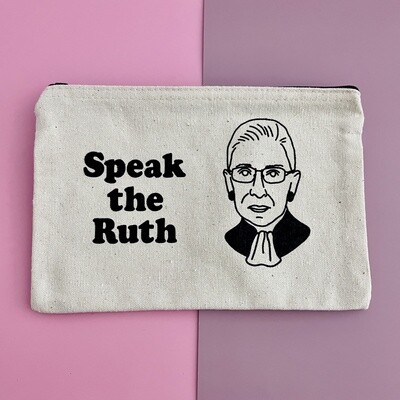 RBG (Speak the Ruth) Pouch