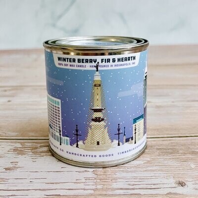 Christmas in the City Candle by local Timberjack Goods