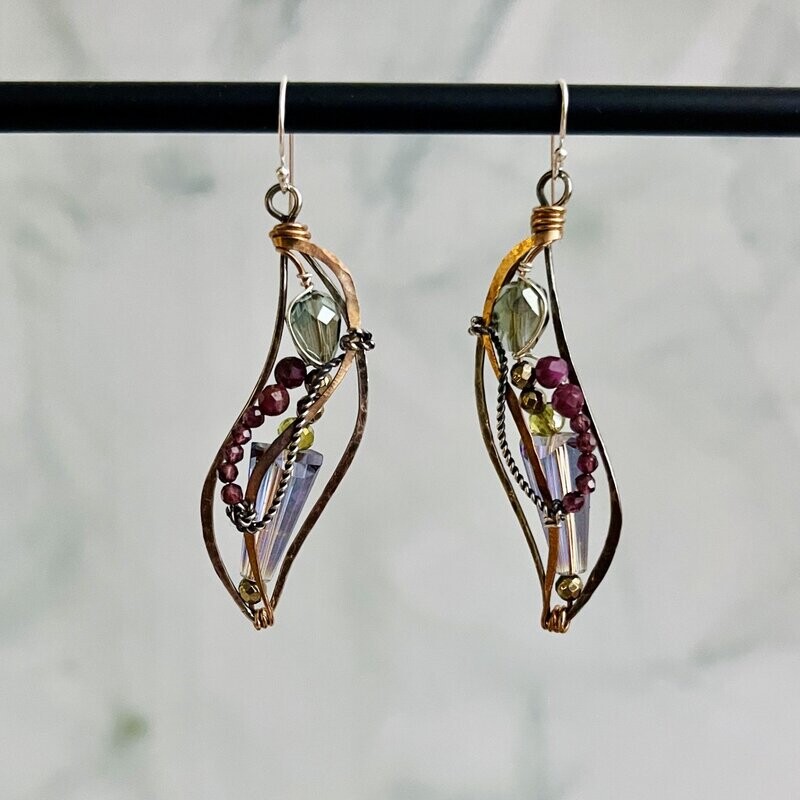 Handmade Humming Bird Earrings