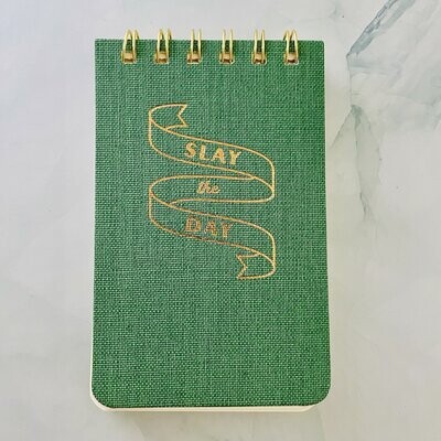 Slay the Day Spiral Notepad, 3.35 x 5.5"