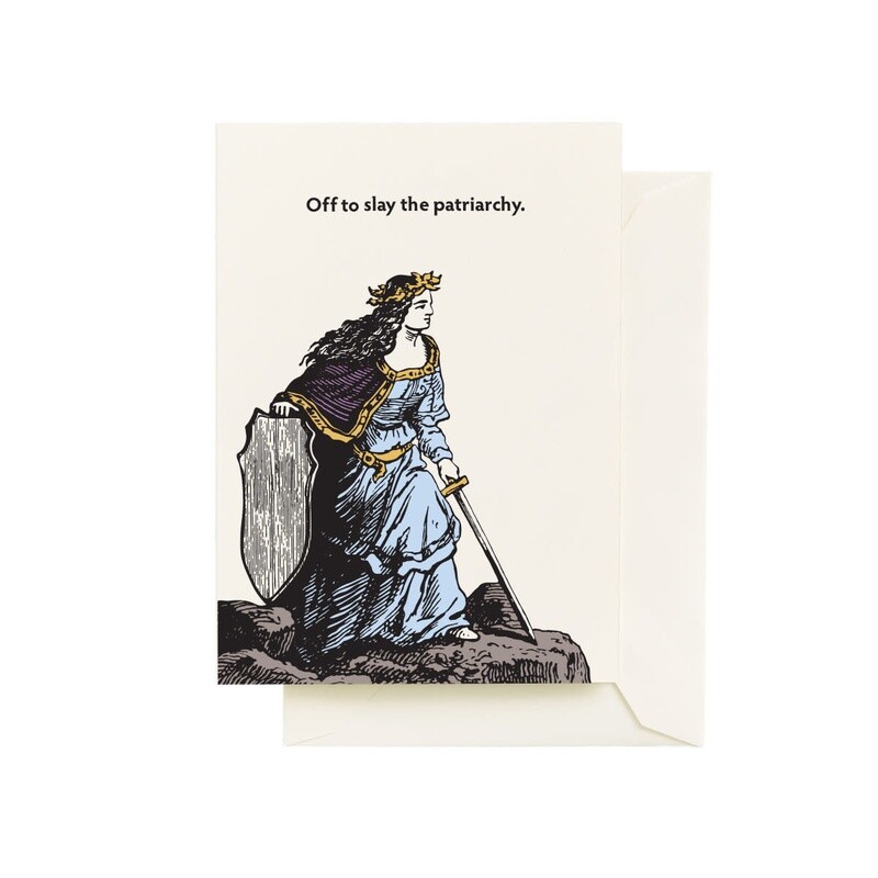 Slay Patriarchy Simple Syrup Card