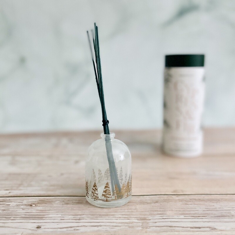 Cypress + Fir Reed Diffuser White