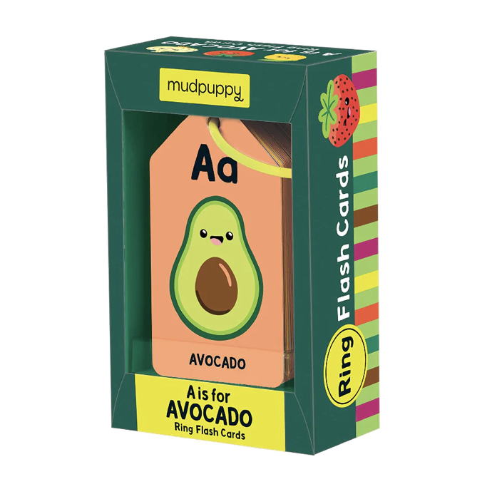A is for Avocado Ring Flash Cards