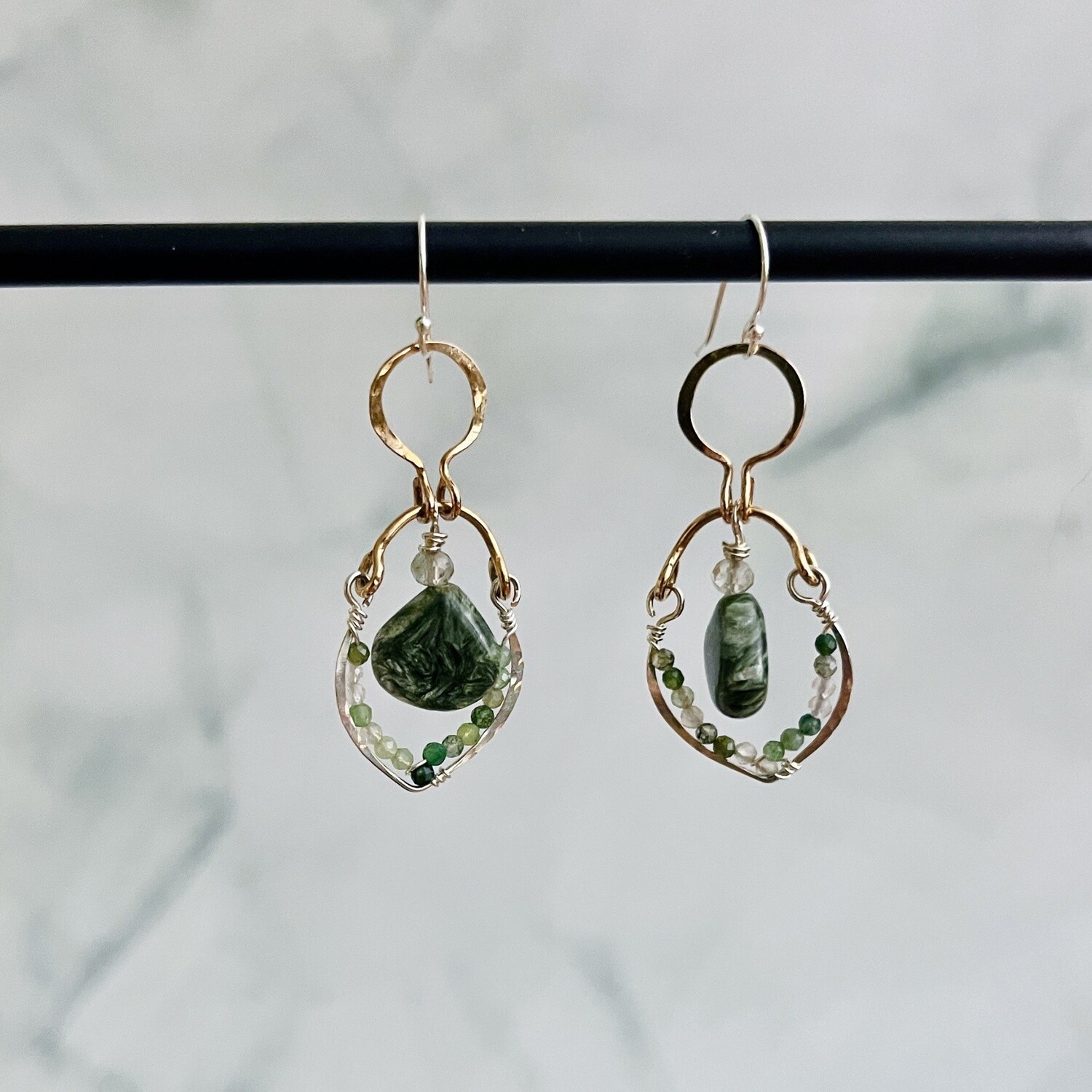 Handmade Lichen Earrings