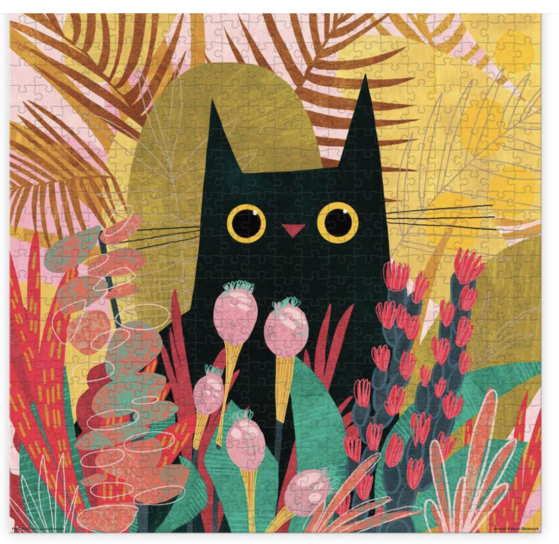 Karen Obuhanych Black Cat 500-pc Puzzle