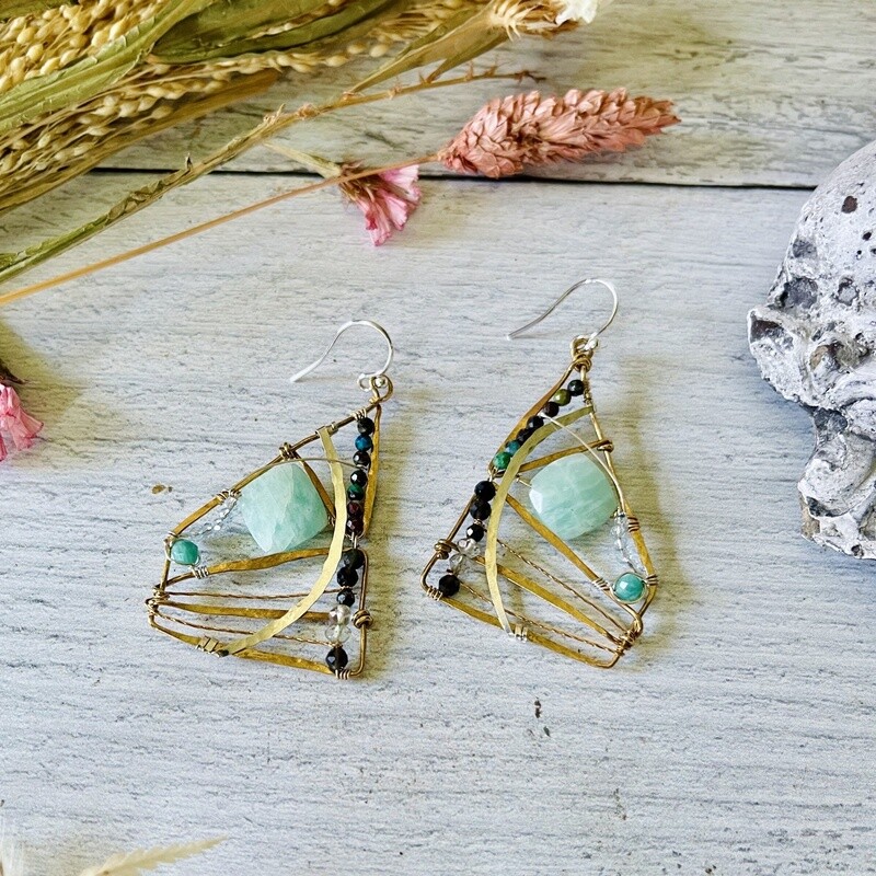 Handmade Butterfly Wing Earrings by Art by Any Means