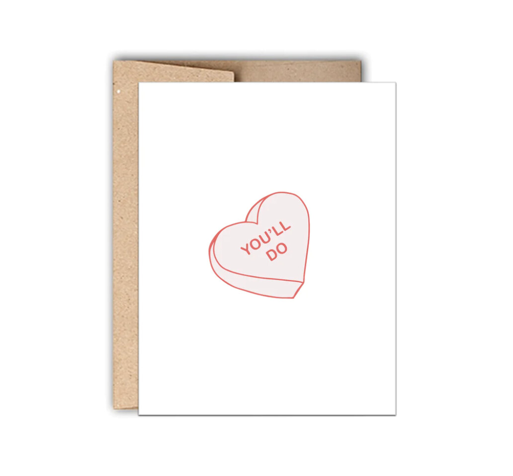 You&#39;ll Do Letterpress Card DNO