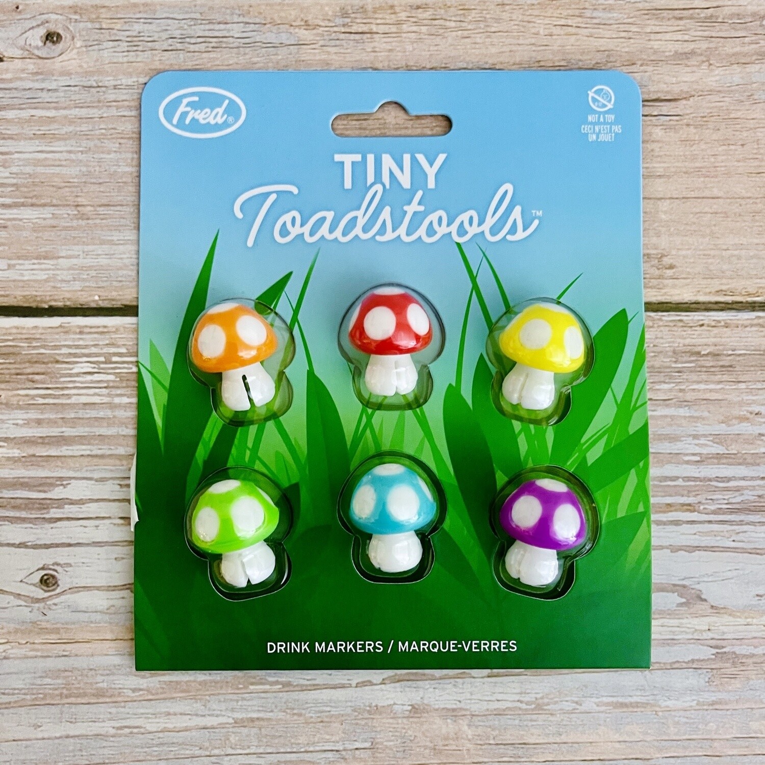 Tiny Toadstools drink markers