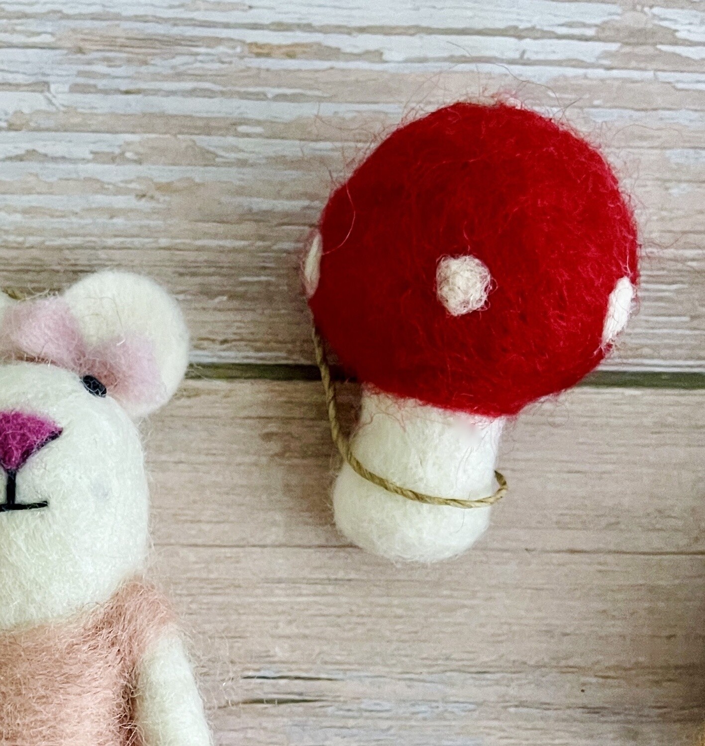 Red Toadstool Eco Ornament