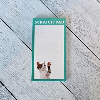 Overenthusiastic Cat - Scratch Pad Notepad