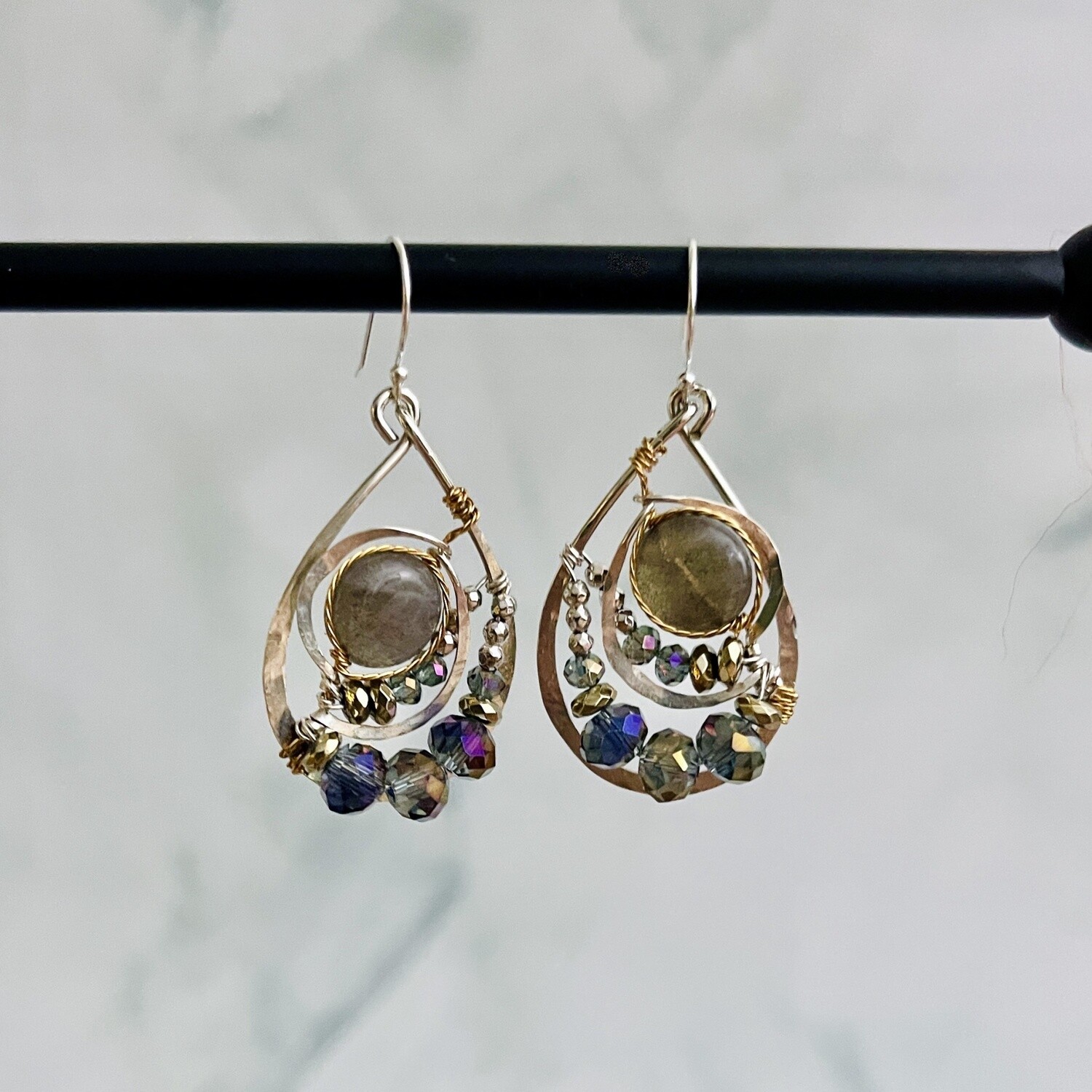 Handmade Space Dust Earrings