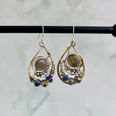 Handmade Space Dust Earrings