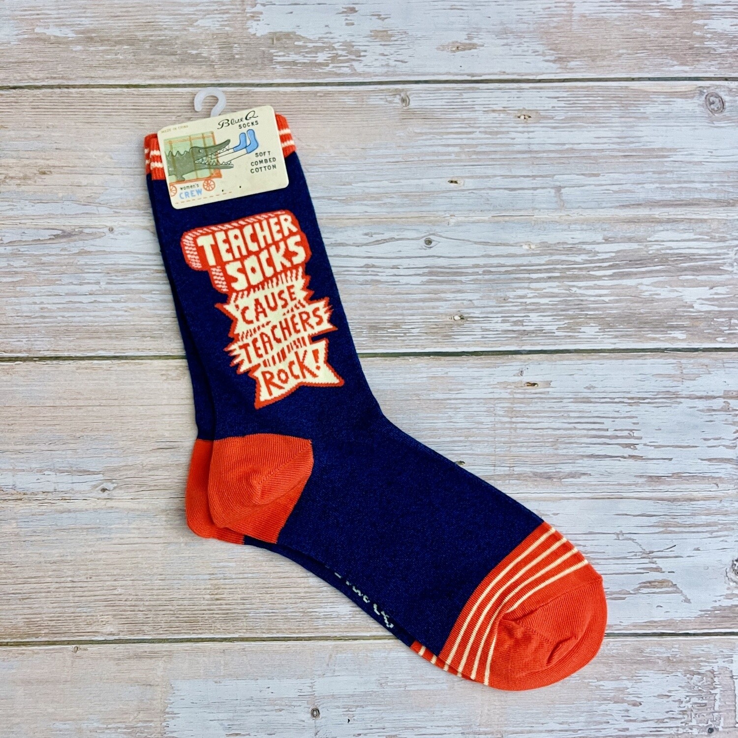 Teacher Socks Women&#39;s Crew Socks