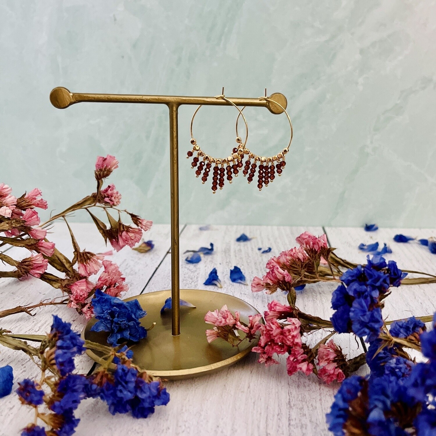 Garnet Bohemian GF Hoops