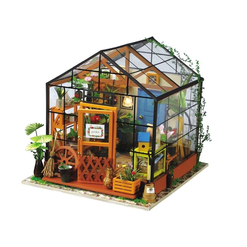 DIY Miniature Dollhouse Kit, Style: Cathy&#39;s Flower House