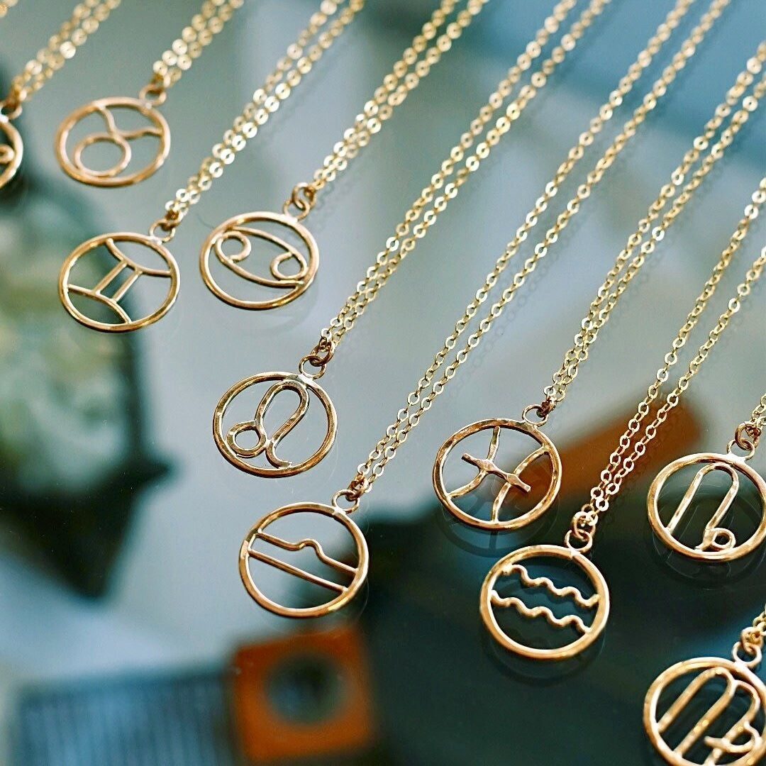 18&quot; Zodiac Charmer Necklace, Metal: 14kt. Gold Fill, Zodiac Sign: Aries