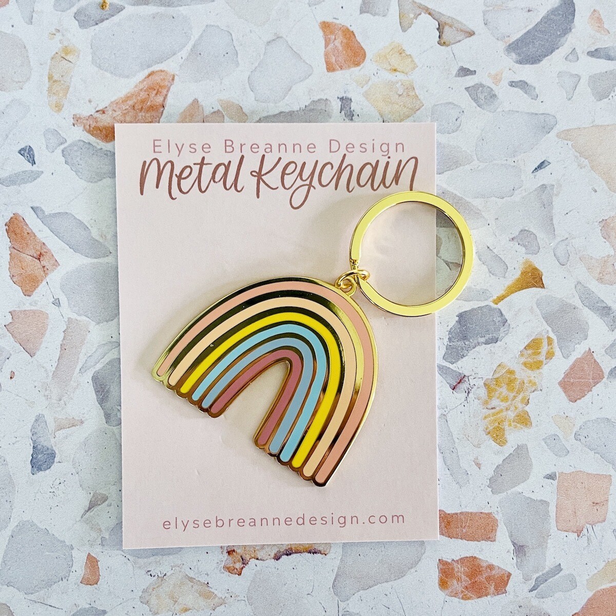 Elyse Breanne Metal Keychain