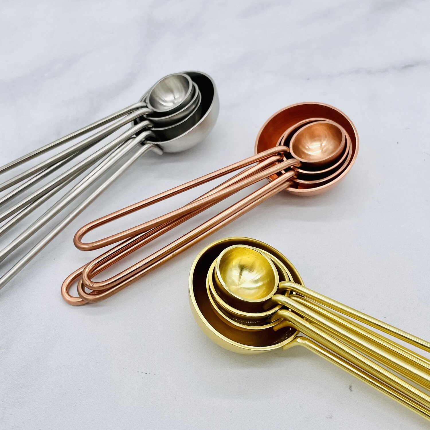 Stainless Steel Measuring Utensil, Size: Measuring Spoons, Color: Steel