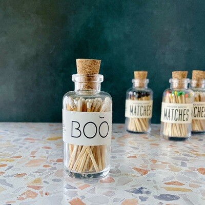 Vintage Apothecary Matches Boo