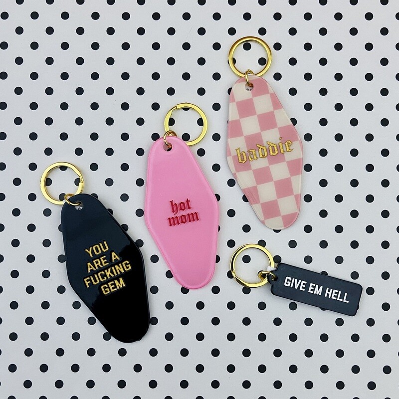 Golden Gems Keytag