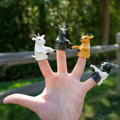 Finger Goats Finger Puppet