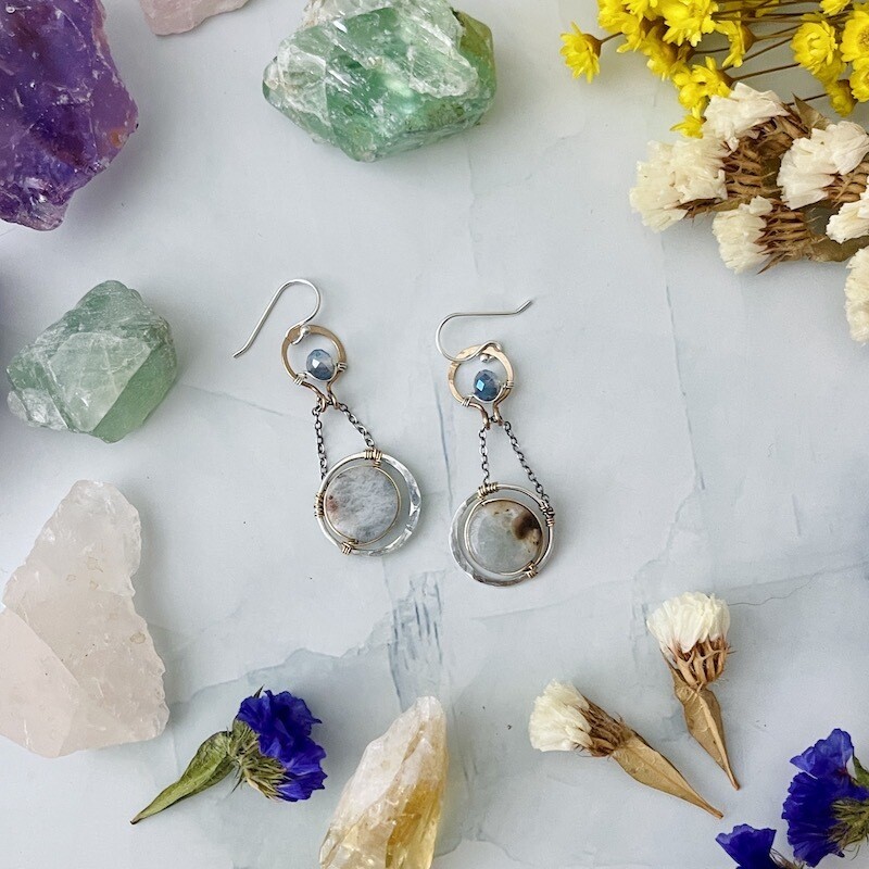 Handmade Carrying Water Earrings