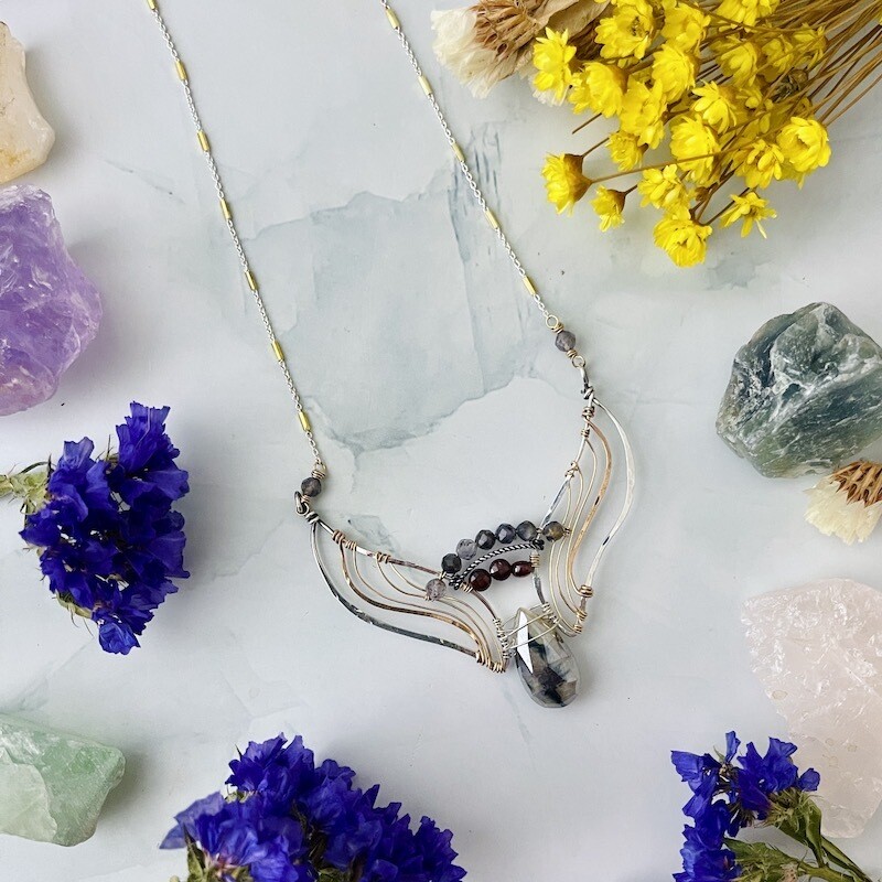 Handmade Wings of Desire Necklace