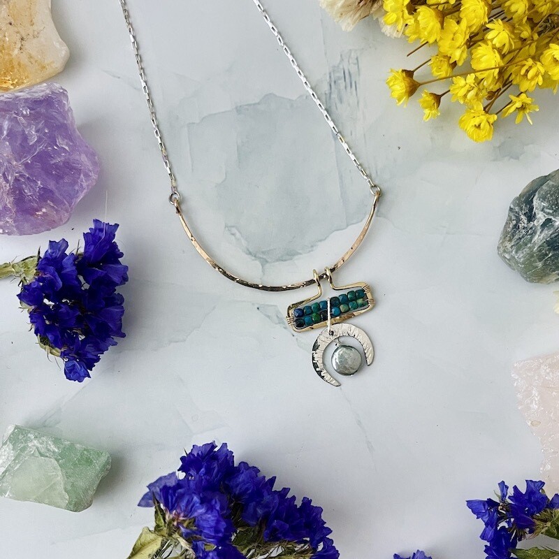 Handmade Moon Phase Necklace