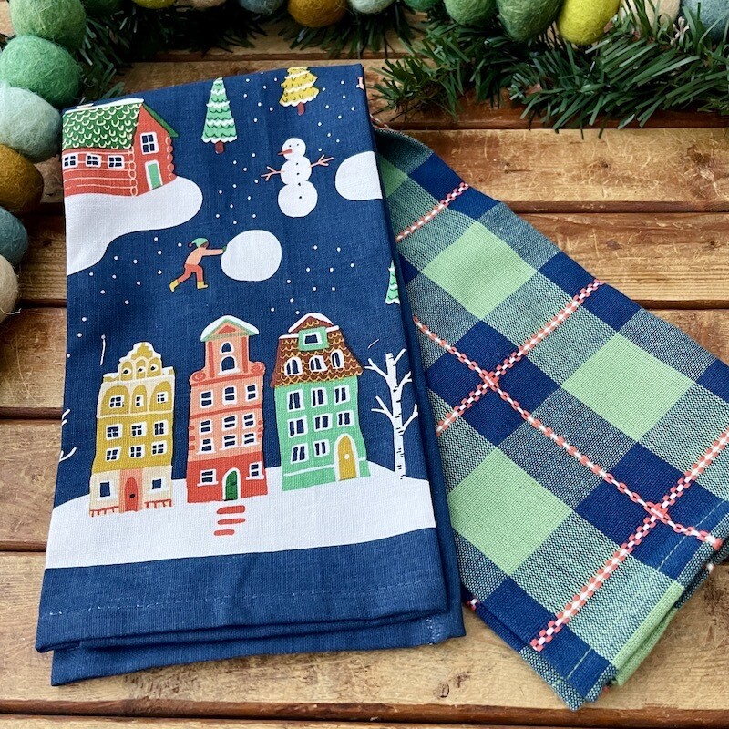 Candy Cane Lane Dishtowel Set of 2