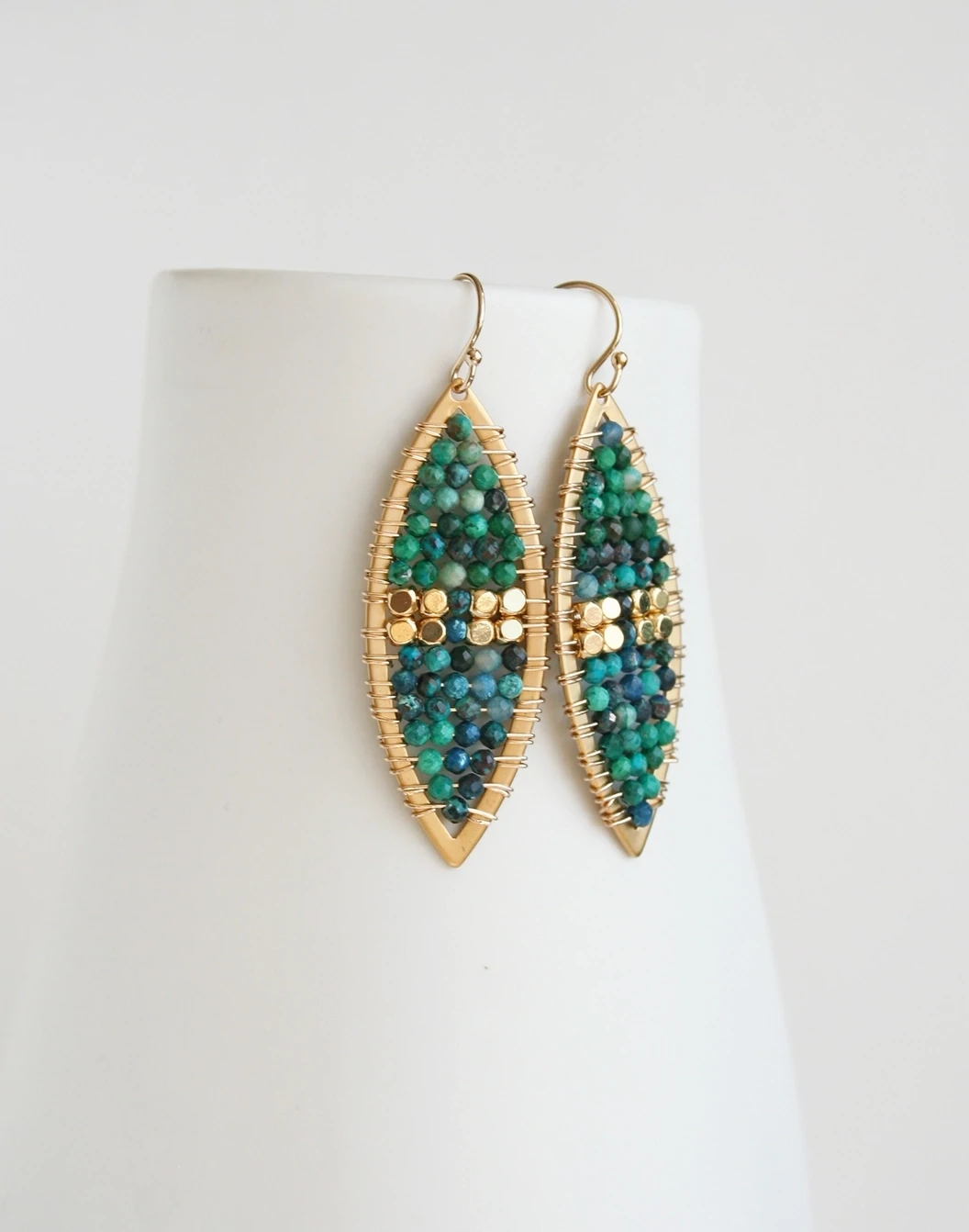 Turquoise Marquis Earrings