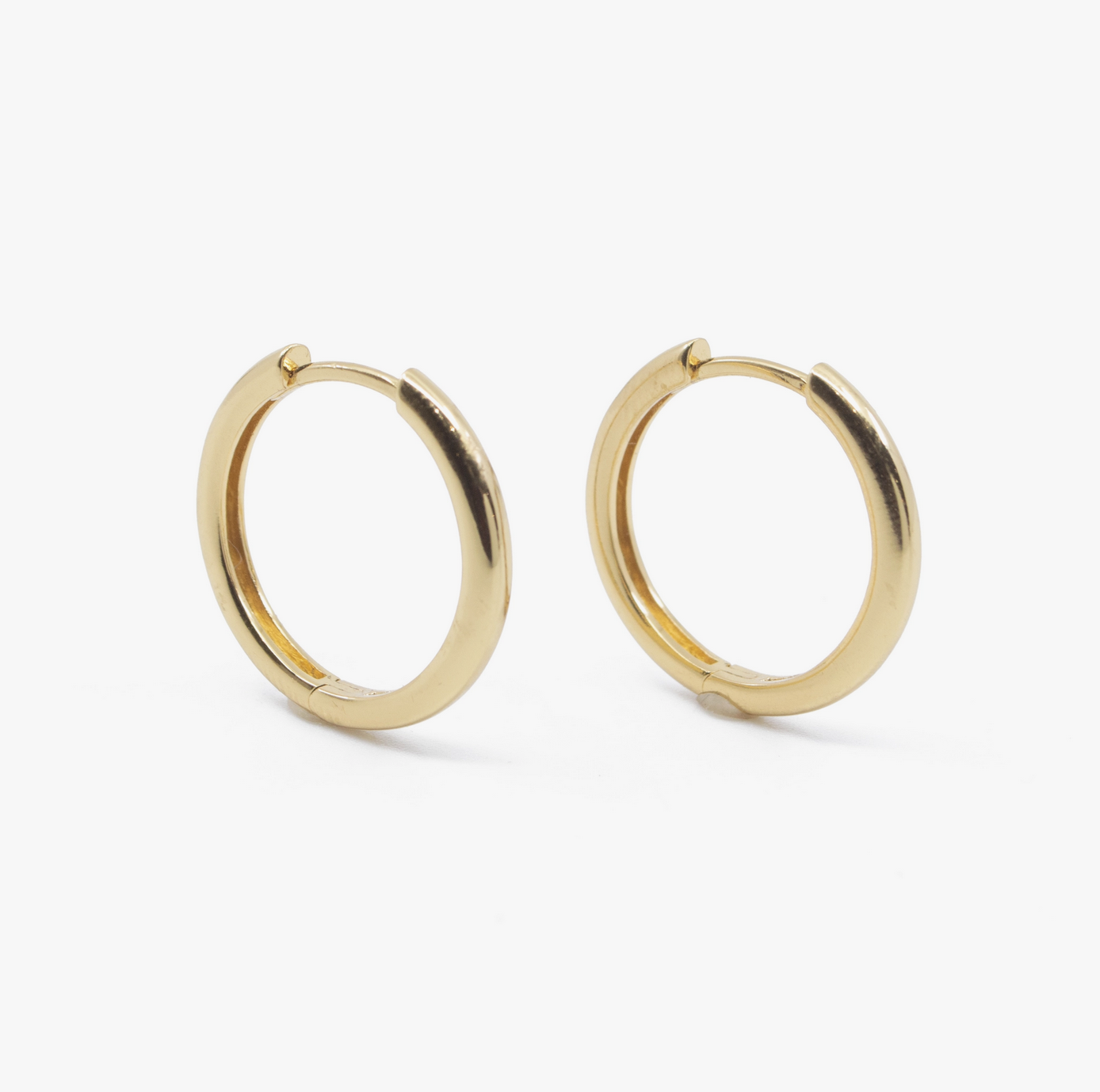 Medium Hoop Earrings in Goldfill