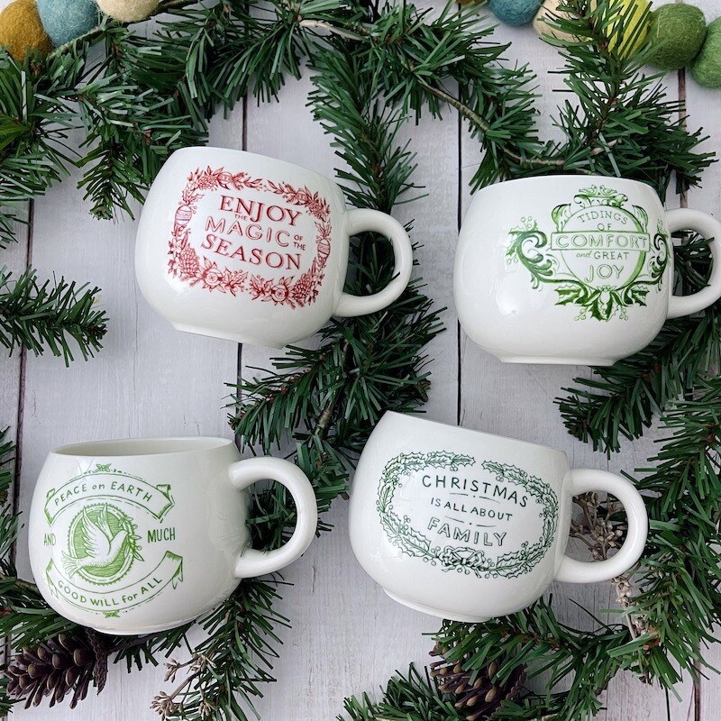 12 oz. Stoneware Mug with Saying