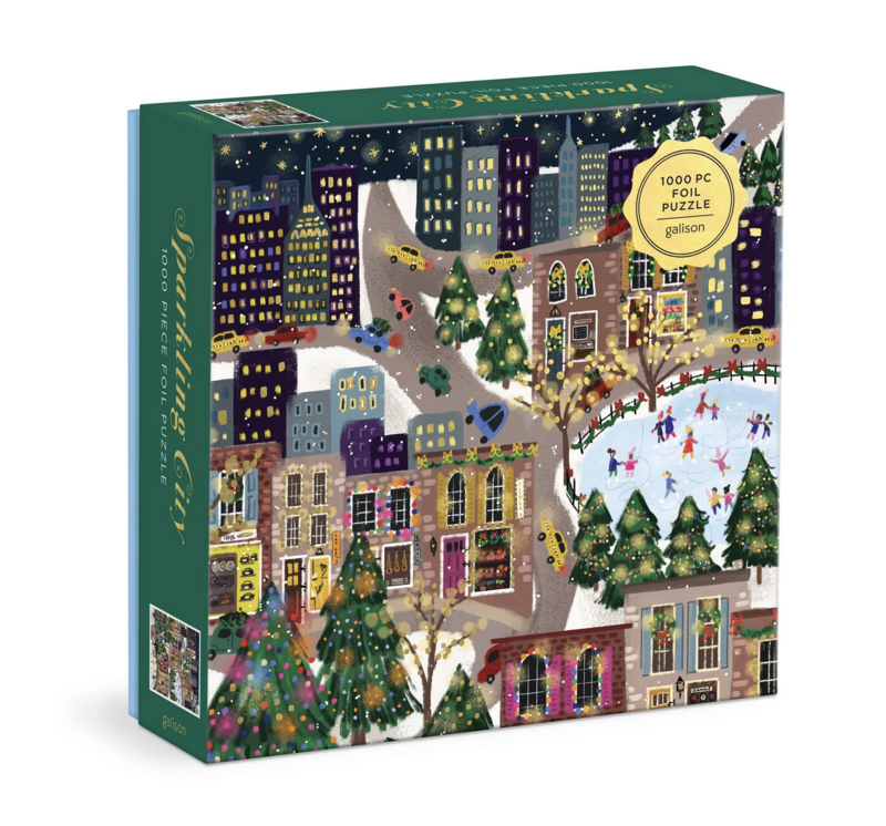 Joy Laforme Sparkling City 1000 Piece Foil Puzzle