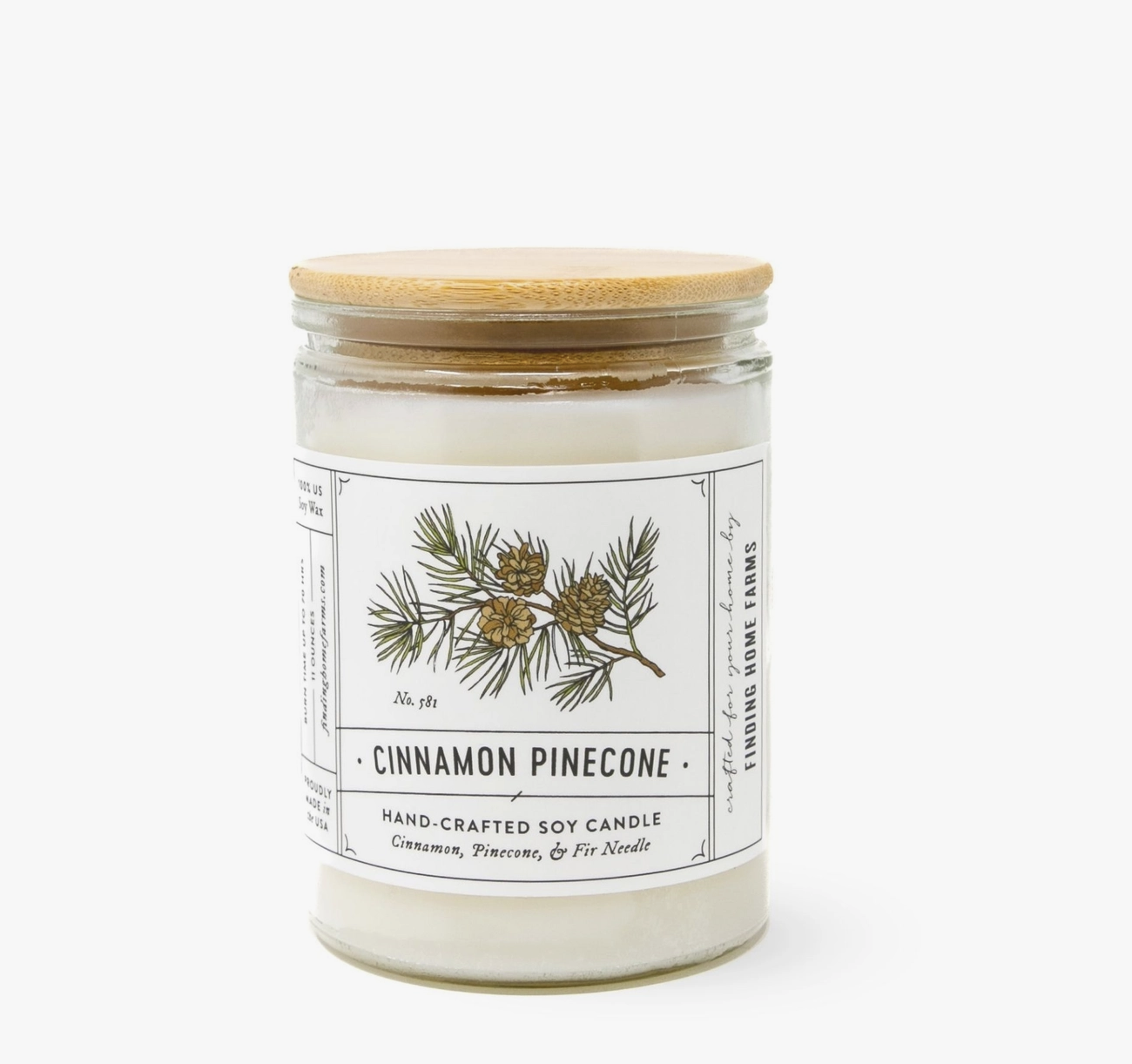 Finding Home Farms Candle Cinnamon Pinecone
