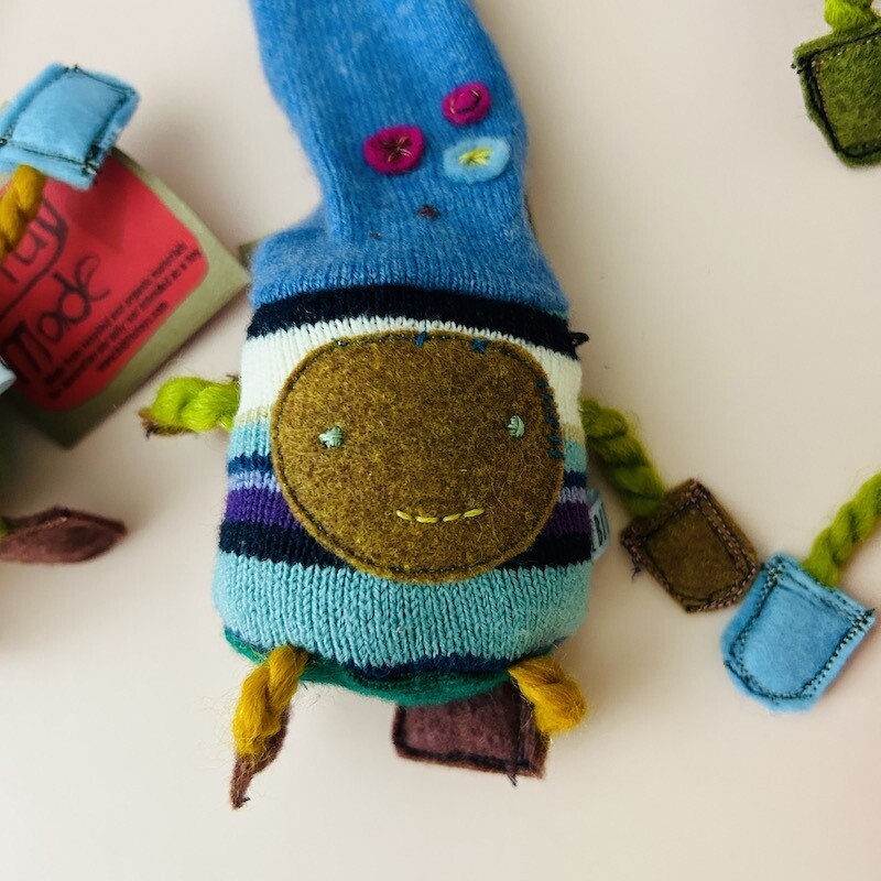 Handmade Wooly Gnome Toy by Bebito