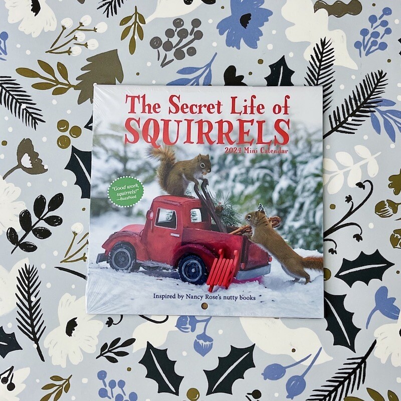 The Secret Life of Squirrels 2024 Mini Wall Calendar