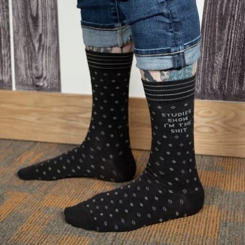 Studies Show I&#39;m the Shit Men&#39;s Crew Socks