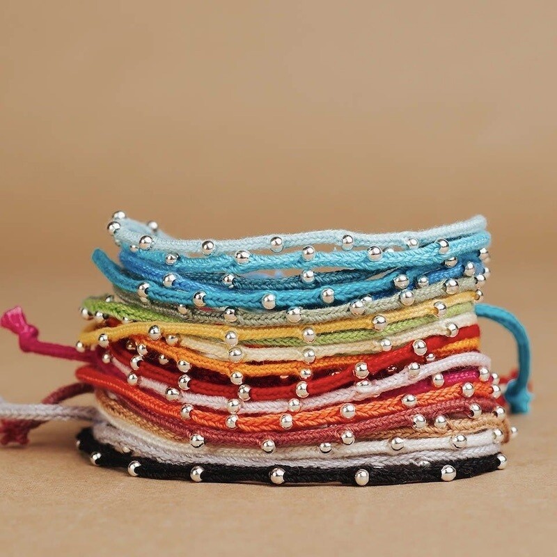 Mudlove Beaded Woven Bracelet