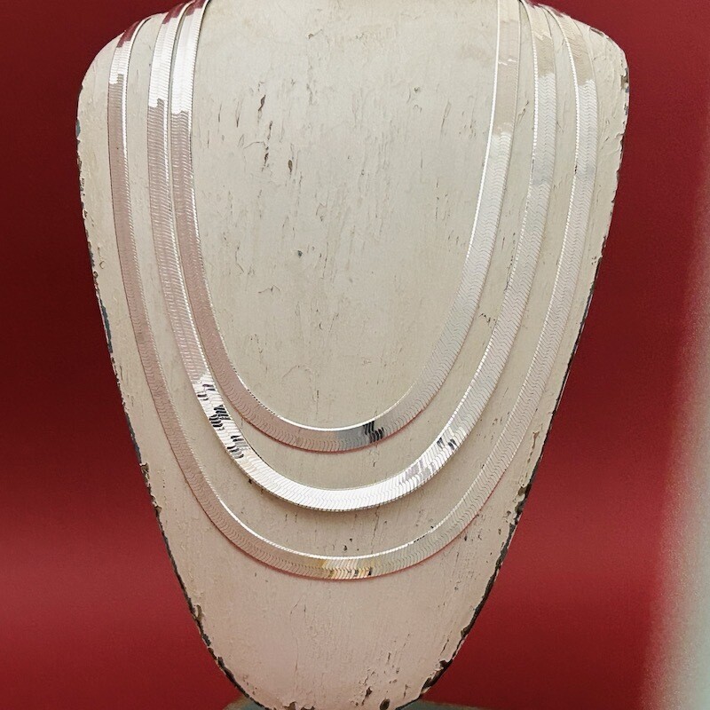 Sterling Silver 7mm Herringbone Chain
