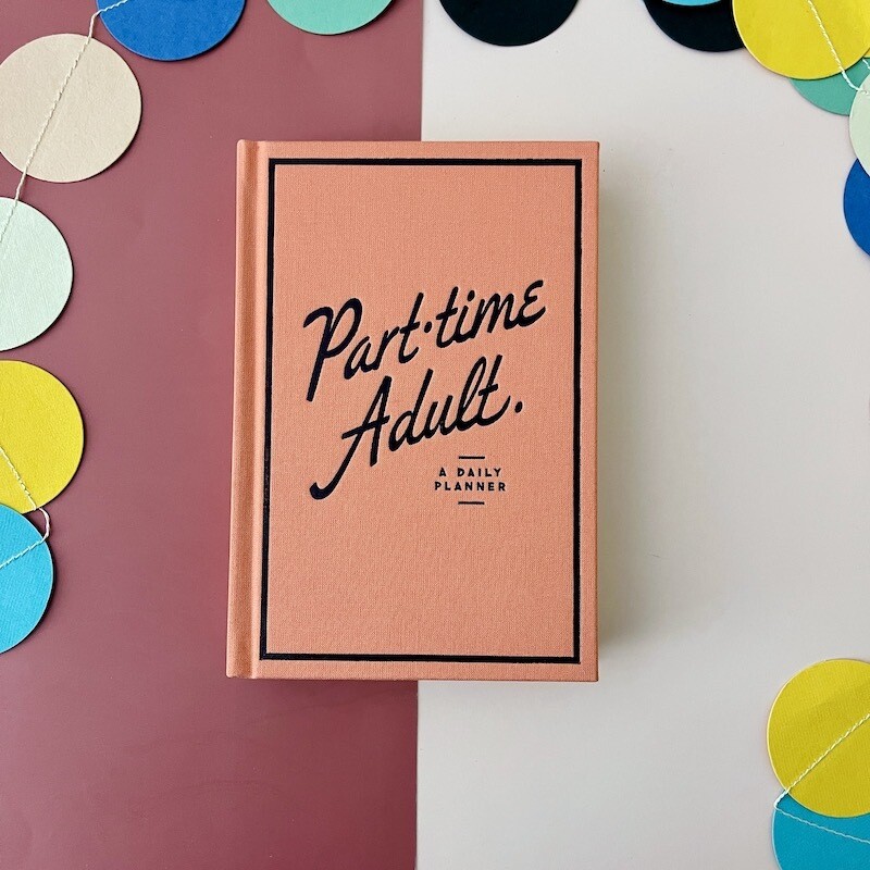 Part-Time Adult Undated Daily Planner