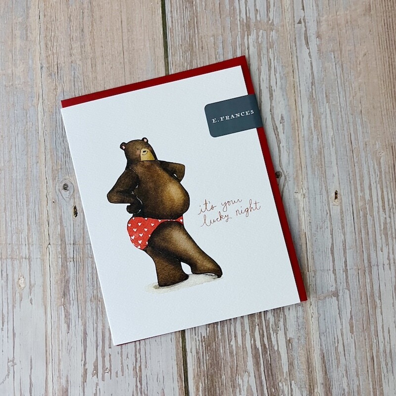 Lucky Night Valentine&#39;s Day Card