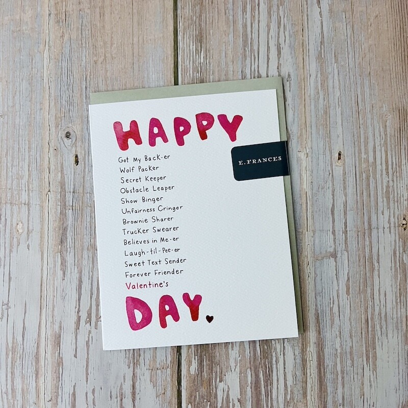 BFF Valentine Card